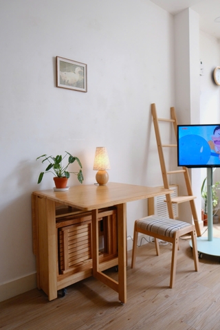 Bộ bàn ăn gấp gọn