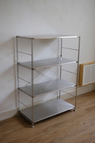 Kệ đứng khung inox- full inox