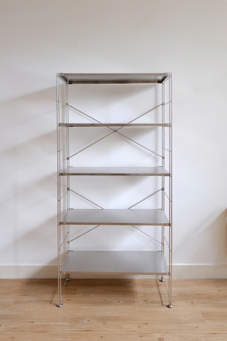 Kệ đứng khung inox- full inox