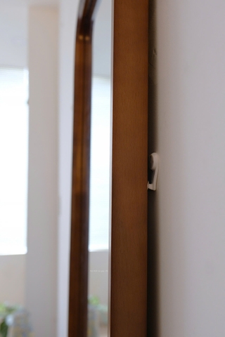 Gương toàn thân 01 gỗ sồi màu walnut (nâu đậm)