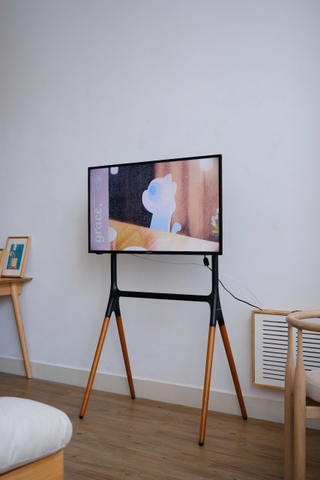 Kệ TV từ 43-75inch loại 4 chân gỗ