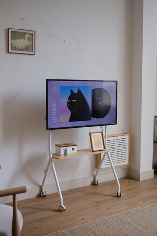 Kệ tv - 4 chân có bánh xe 43-75inch