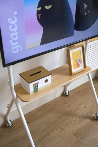 Kệ tv - 4 chân có bánh xe 43-75inch