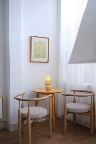 Ghế gỗ sồi 05 bọc vải