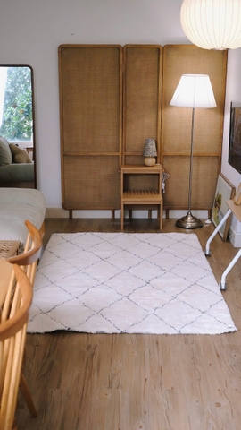 Thảm Bắc Âu 01 kẻ ô