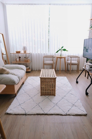 Thảm Bắc Âu 01 kẻ ô