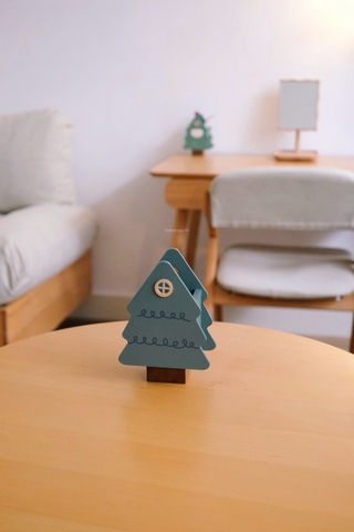 Hộp bút gỗ giáng sinh