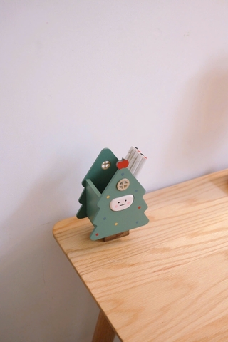 Hộp bút gỗ giáng sinh