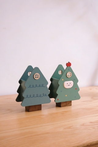 Hộp bút gỗ giáng sinh