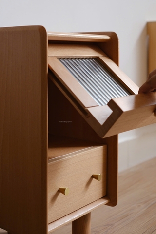 Tab gỗ 14 kính sọc + khe tạp chí