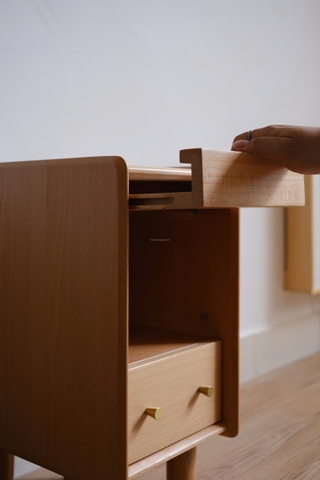 Tab gỗ 14 kính sọc + khe tạp chí