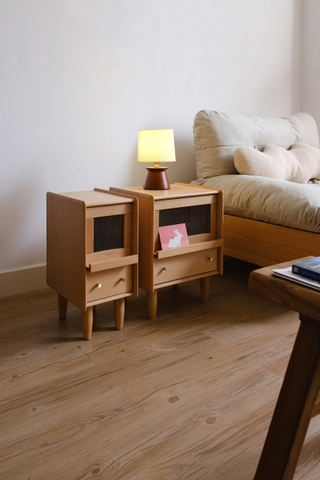 Tab gỗ 14 kính sọc + khe tạp chí