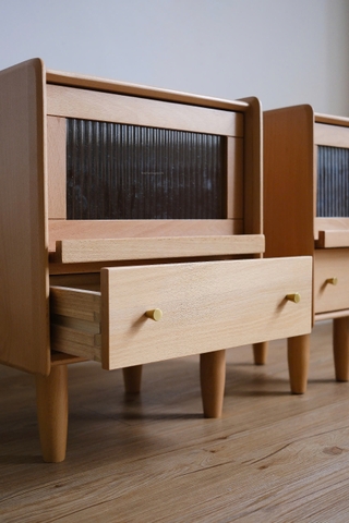 Tab gỗ 14 kính sọc + khe tạp chí