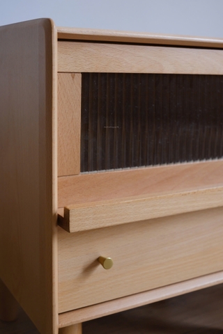 Tab gỗ 14 kính sọc + khe tạp chí