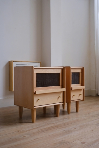 Tab gỗ 14 kính sọc + khe tạp chí