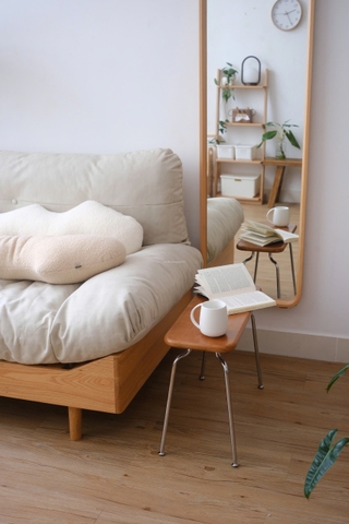 Bench gỗ 02 chân thép