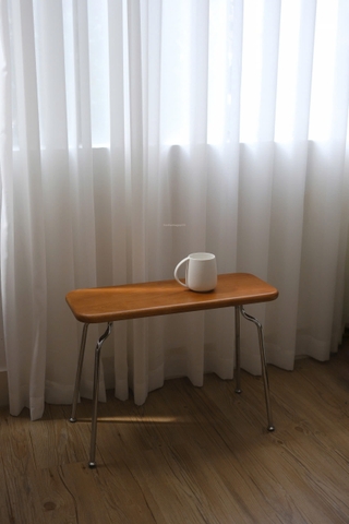 Bench gỗ 02 chân thép