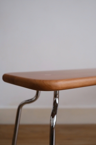 Bench gỗ 02 chân thép