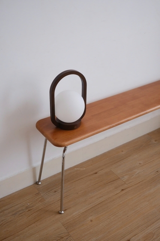 Bench gỗ 02 chân thép