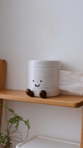 Hộp khăn giấy gốm - Cuộn giấy