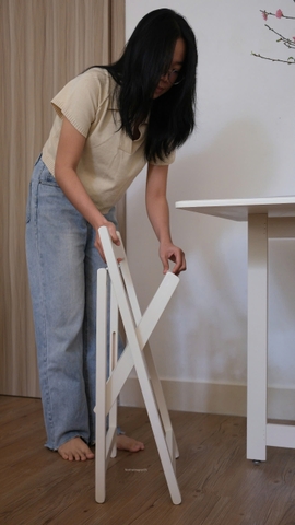 Bộ bàn ăn gấp gọn