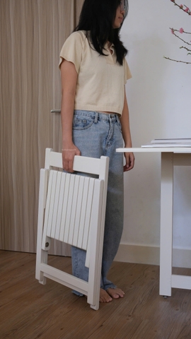 Bộ bàn ăn gấp gọn