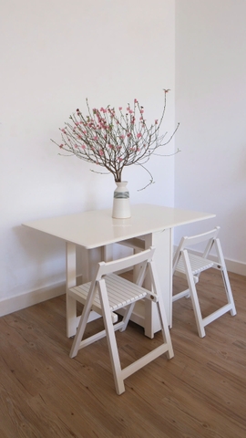 Bộ bàn ăn gấp gọn