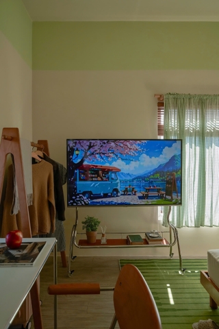 Kệ tv - 4 chân inox di động 43-70inch