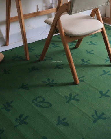 Thảm trải sàn - Lá xanh