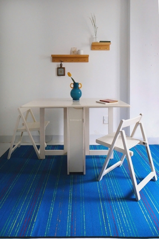 Thảm trải sàn - Xanh sọc