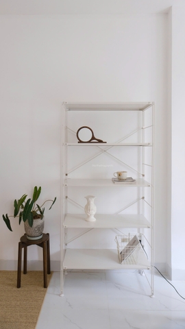 Kệ đứng full trắng