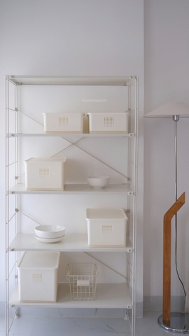 Kệ đứng full trắng