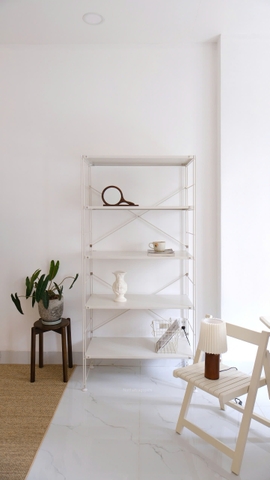 Kệ đứng full trắng