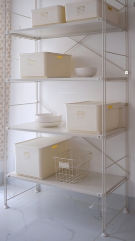 Kệ đứng full trắng