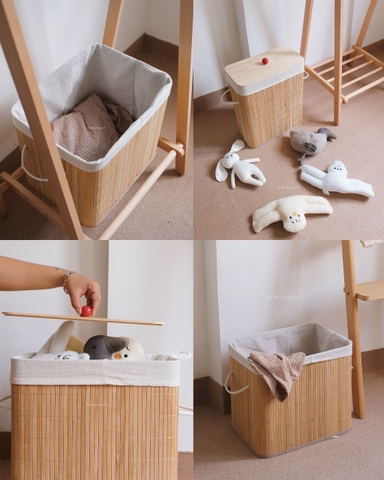 Giỏ đựng đồ giặt gấp gọn