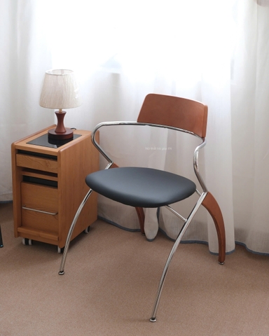 Ghế gỗ 08 kết hợp inox