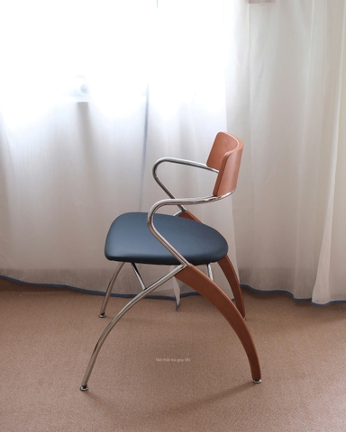 Ghế gỗ 08 kết hợp inox