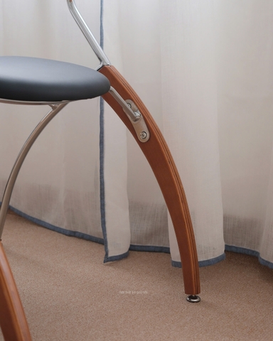 Ghế gỗ 08 kết hợp inox