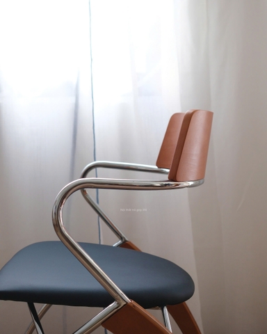 Ghế gỗ 08 kết hợp inox