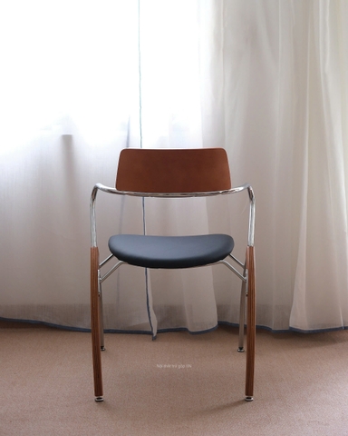 Ghế gỗ 08 kết hợp inox