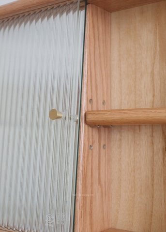 Bàn trang điểm gỗ sồi 01