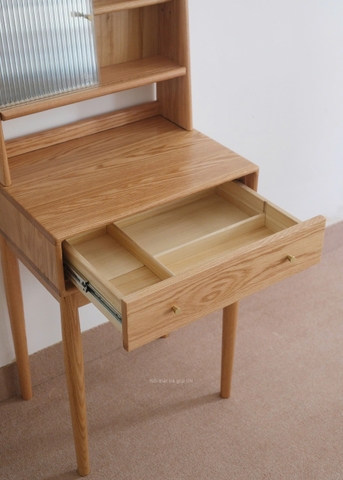 Bàn trang điểm gỗ sồi 01