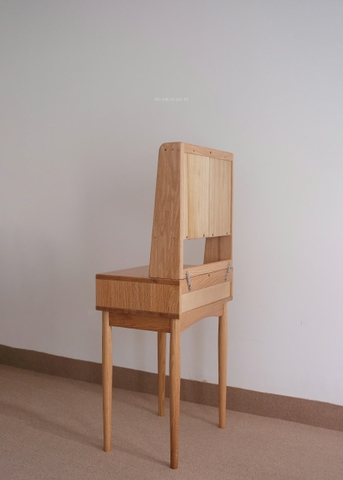 Bàn trang điểm gỗ sồi 01