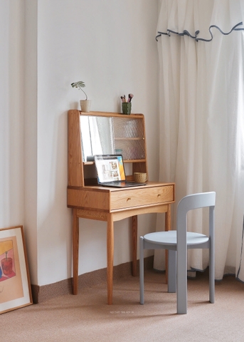 Bàn trang điểm gỗ sồi 01