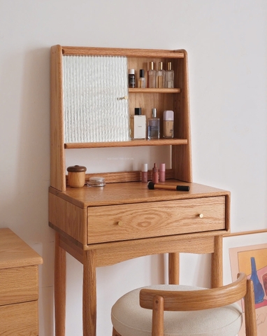 Bàn trang điểm gỗ sồi 01