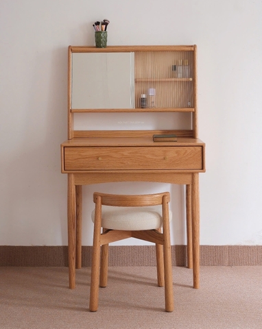 Bàn trang điểm gỗ sồi 01