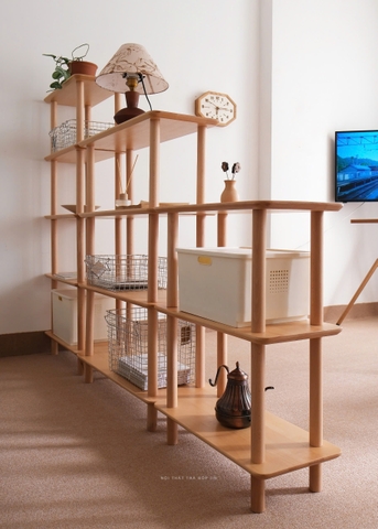 Kệ đứng 07 full gỗ