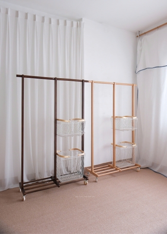 Rack 10 - giá treo lớn kèm giỏ