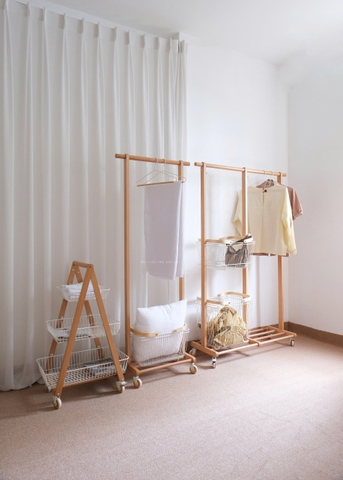 Rack 10 - giá treo lớn kèm giỏ