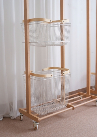 Rack 10 - giá treo lớn kèm giỏ